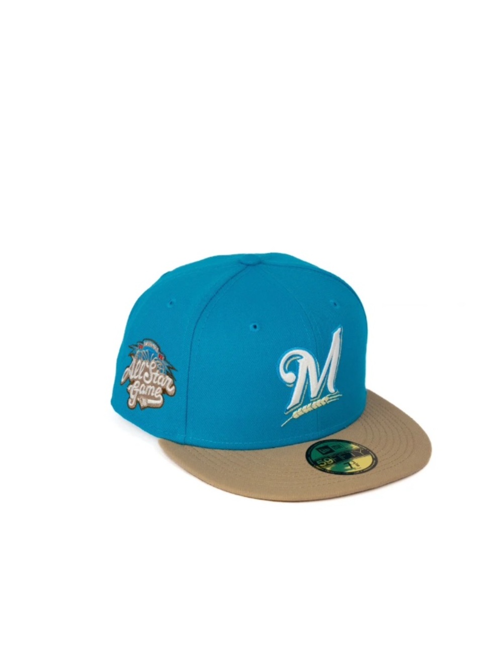 NEW ERA 59FIFTY MILWAUKEE BREWERS 2002 ALL STAR GAME 'VARIETY PACK 1' HAT 7 1/4